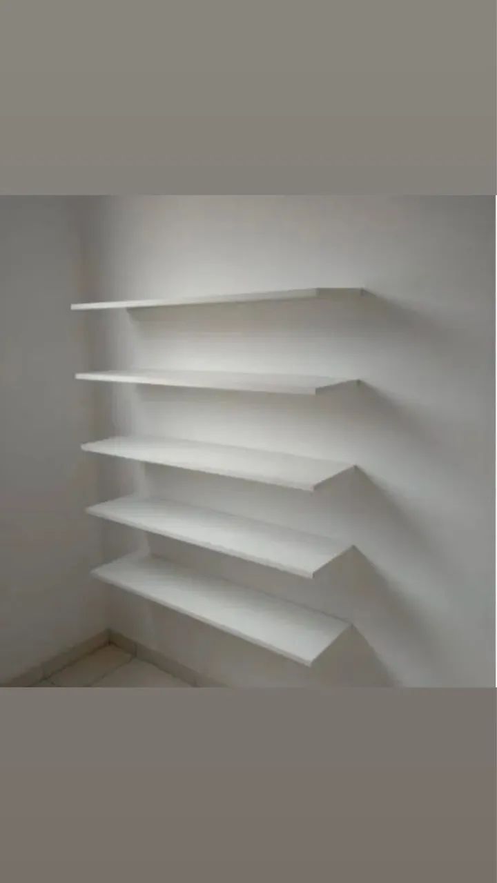 Kit de prateleiras novas em mdf 