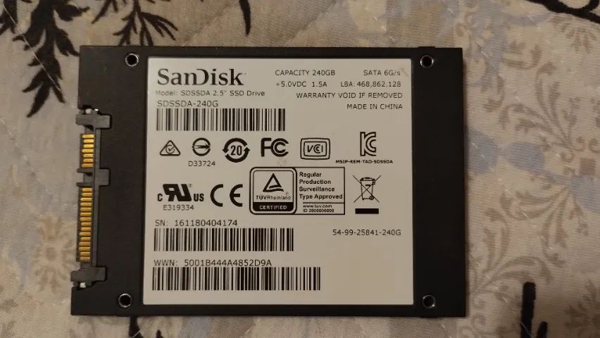 SSD Sandisk 240Gb - Foto 2