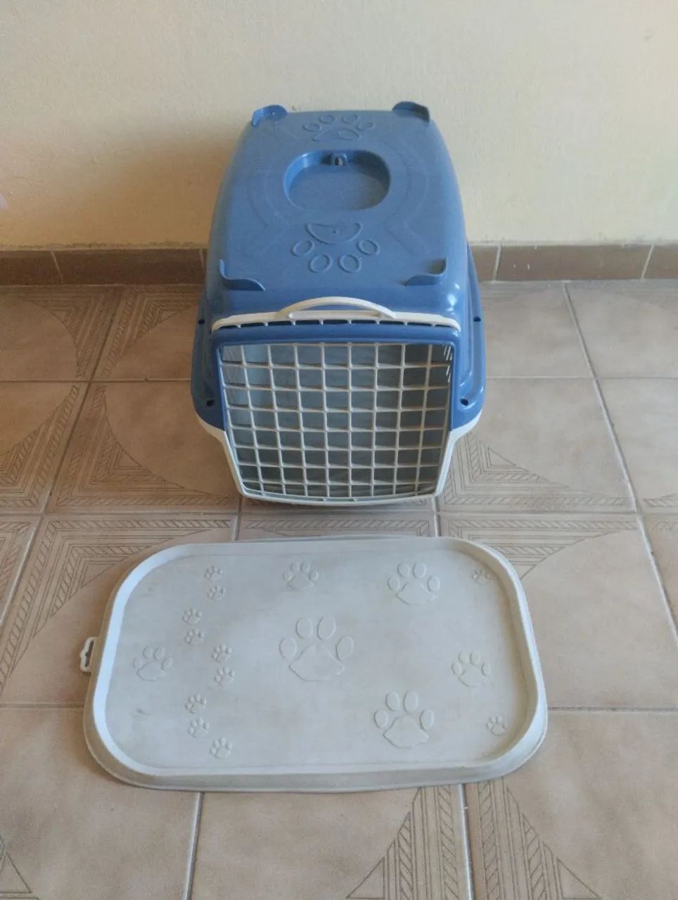 Transporte n°3 para pets+ suporte para tapete higiênico 