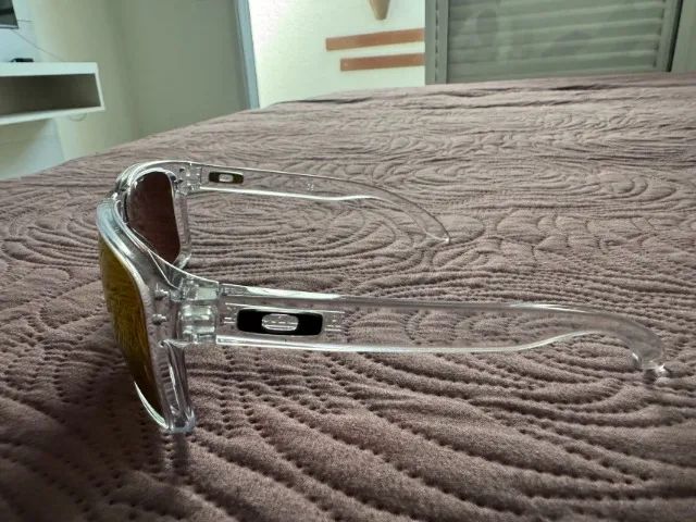 Oculos Oakley Hoolbrok XL Transparente - Foto 5