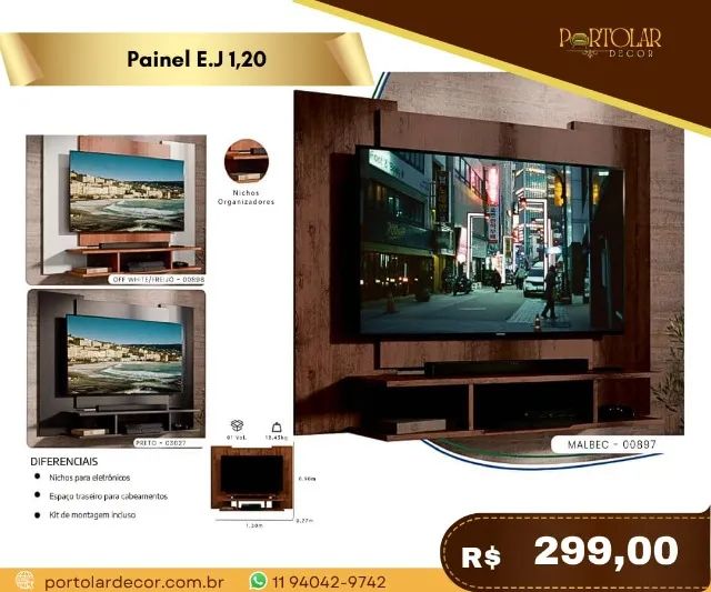 Painel E.J 1,20 a pronta entrega 