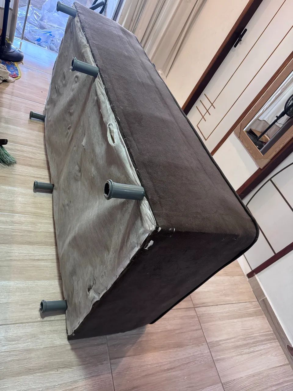 Cama Solteiro de mola muito boa e em bom estado - Foto 4