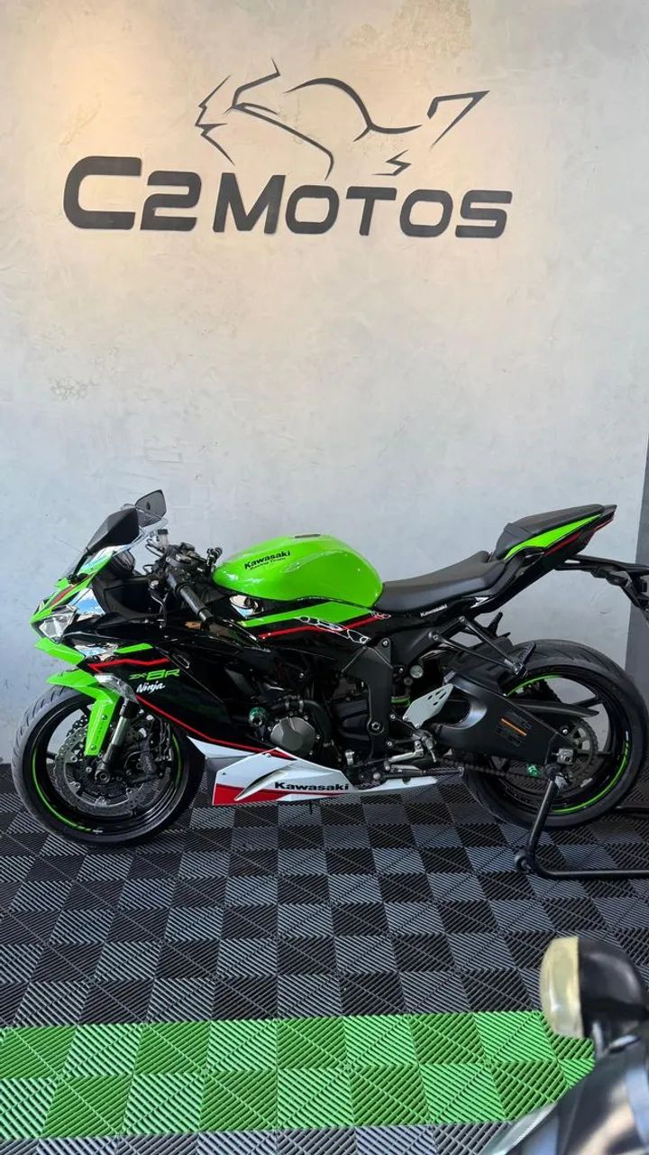 真弘 Escapamento Kawasaki ZX6 Link Caracol com Ponteira GP1 - Alta