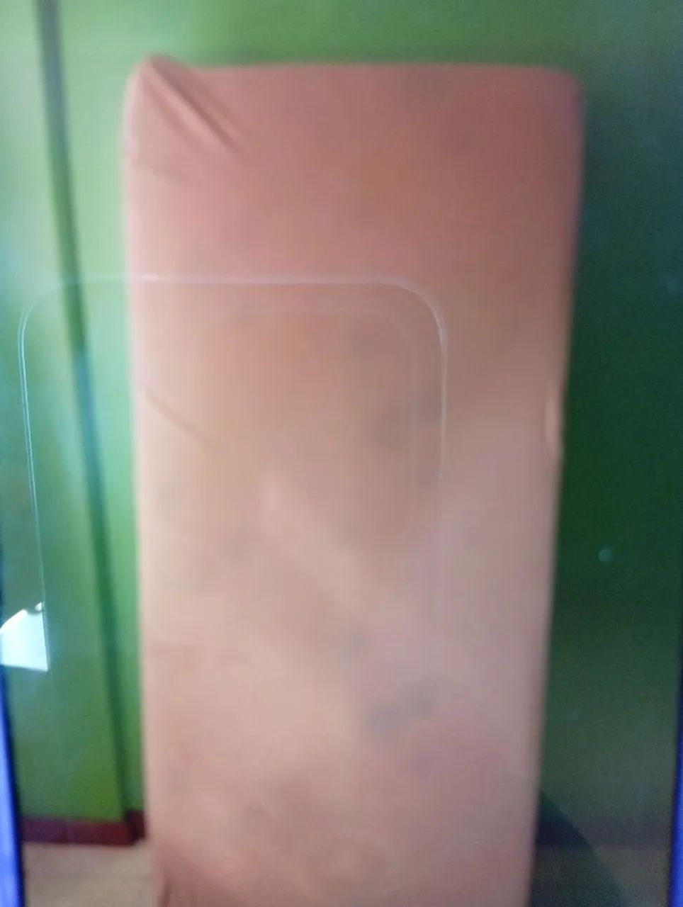 Colchão de solteiro com capa