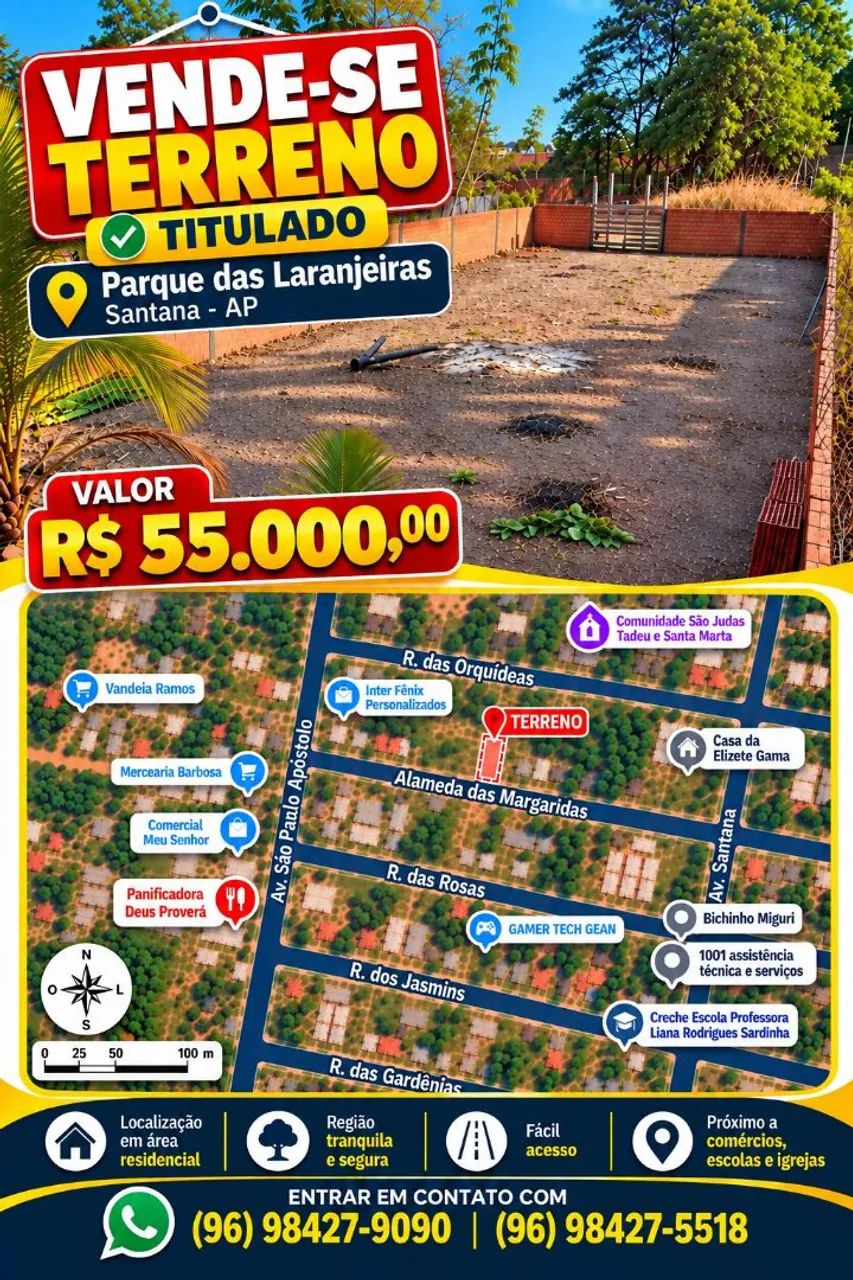 Vendo Lote Residencial Titulado