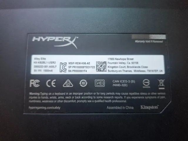 Teclado Hyperx Alloy Elite - Foto 2