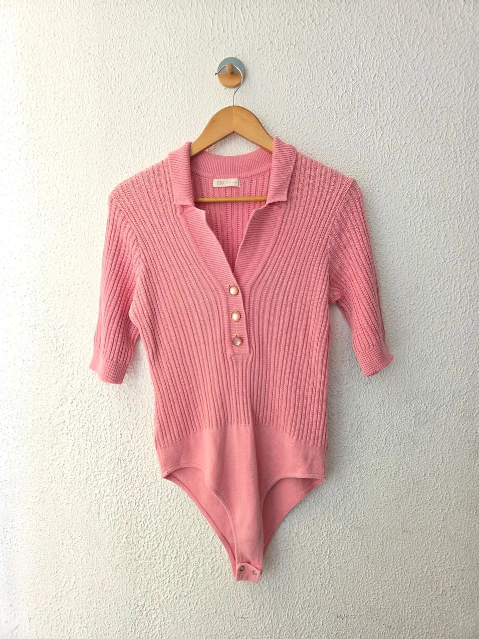 Body tricot bynv nati vozza rosa