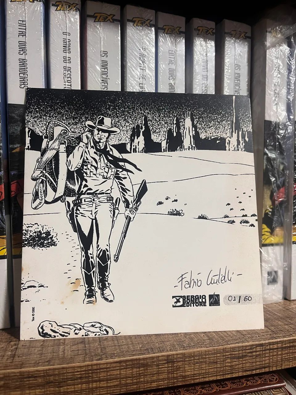 TEX GOLD COLEÇÃO COMPLETA + PRINT AUTOGRAFADO + PÔSTER - Foto 2