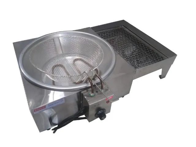 Fritadeira tacho combinado 7L  C/ Escorredor Aluminio - Foto 2