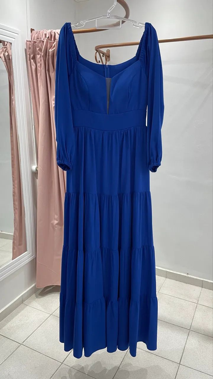 Vestido azul royal - Foto 3