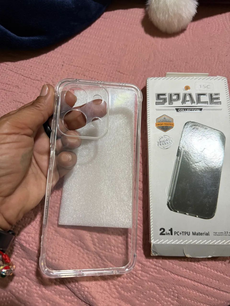 Capa Anti Impacto Transparente para Xiaomi Redmi 15C  Nova na Caixa