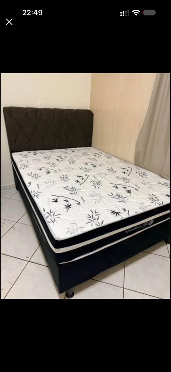 Cama box casal em perfeito estado  - Foto 3
