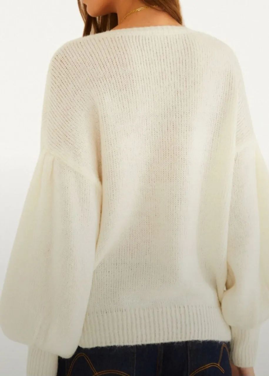 Pull tricot bordado Farm - Foto 4