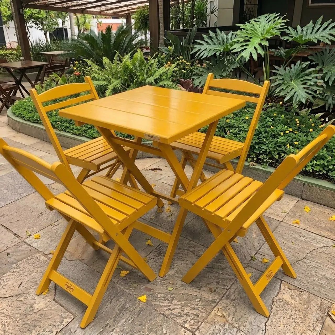 Conjuntos de mesa com cadeiras dobráveis  - Foto 3