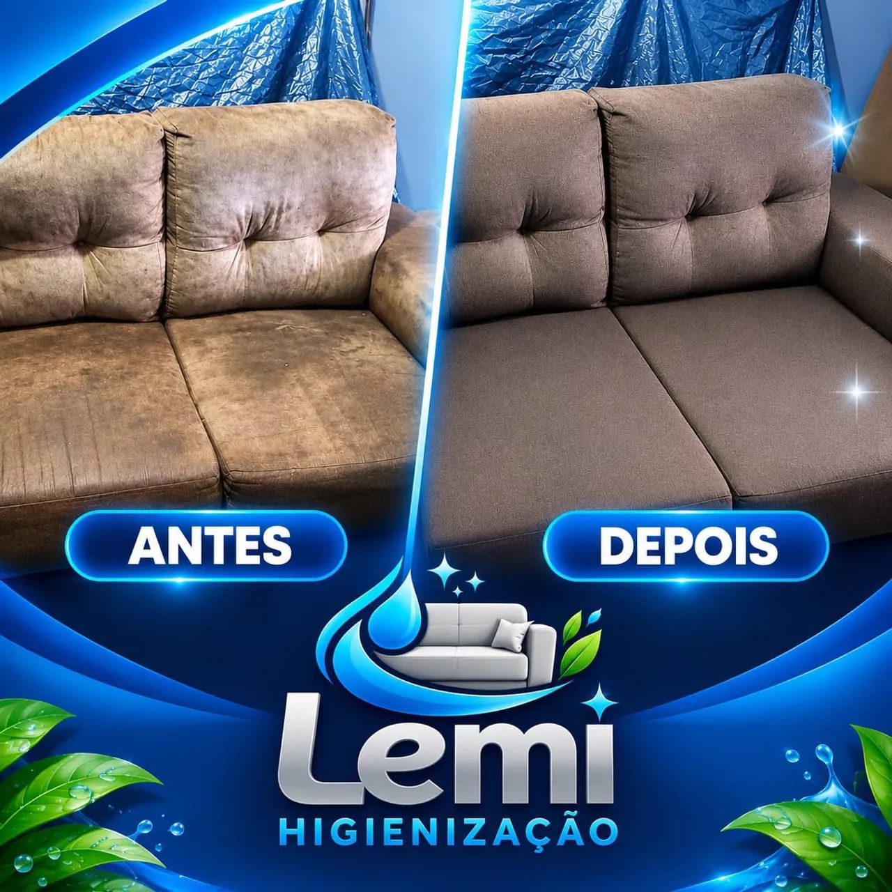 Limpeza e higienização de estofados