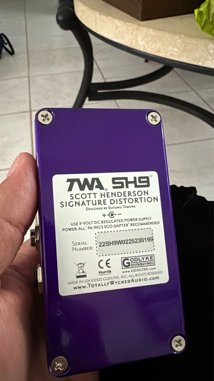 Pedal TWA SH9 Scott Henderson - Instrumentos musicais - Recreio