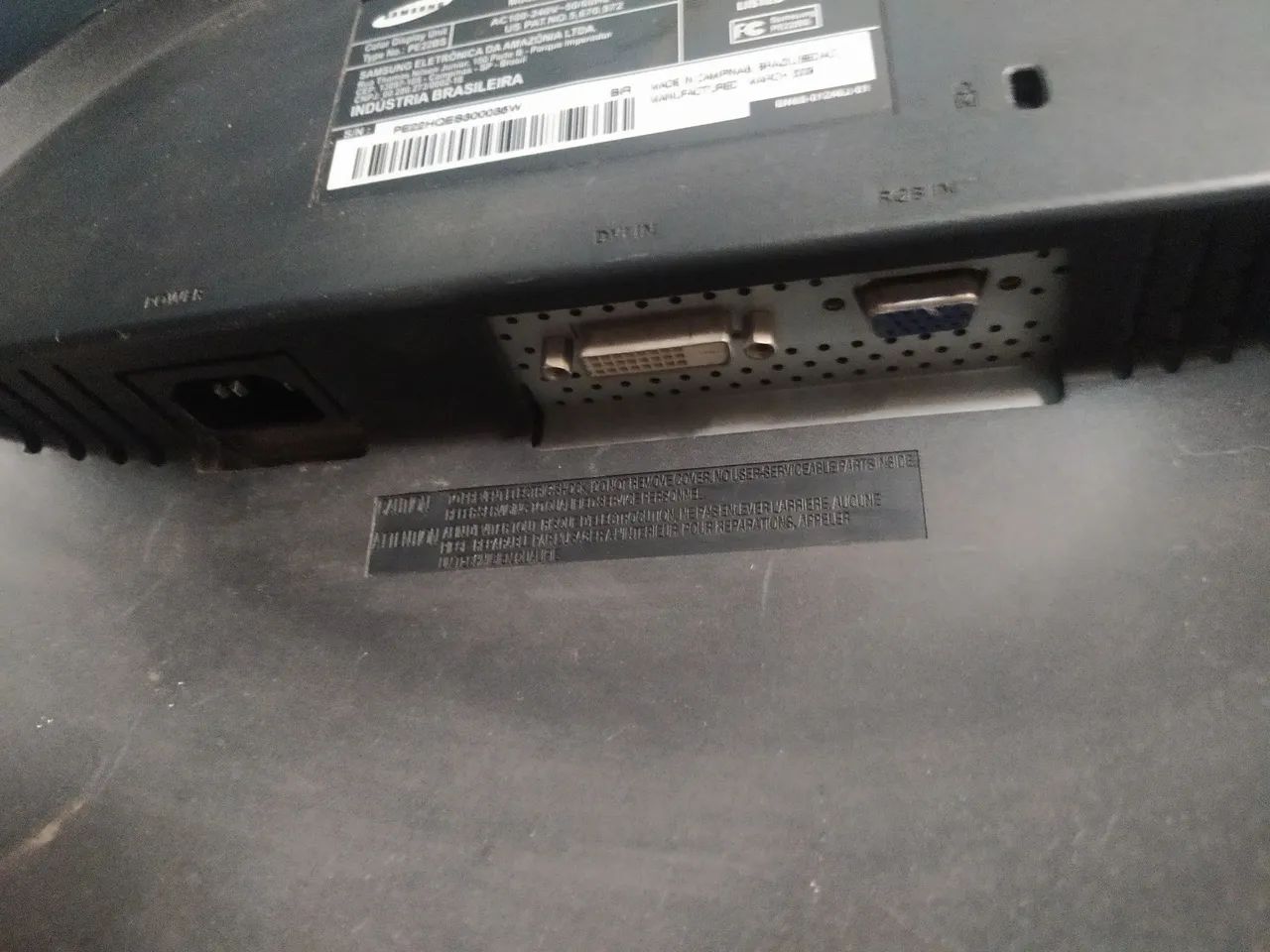 Monitor O Samsung 21,5 SyncMaster 2 plus 233BW233SW - Foto 3