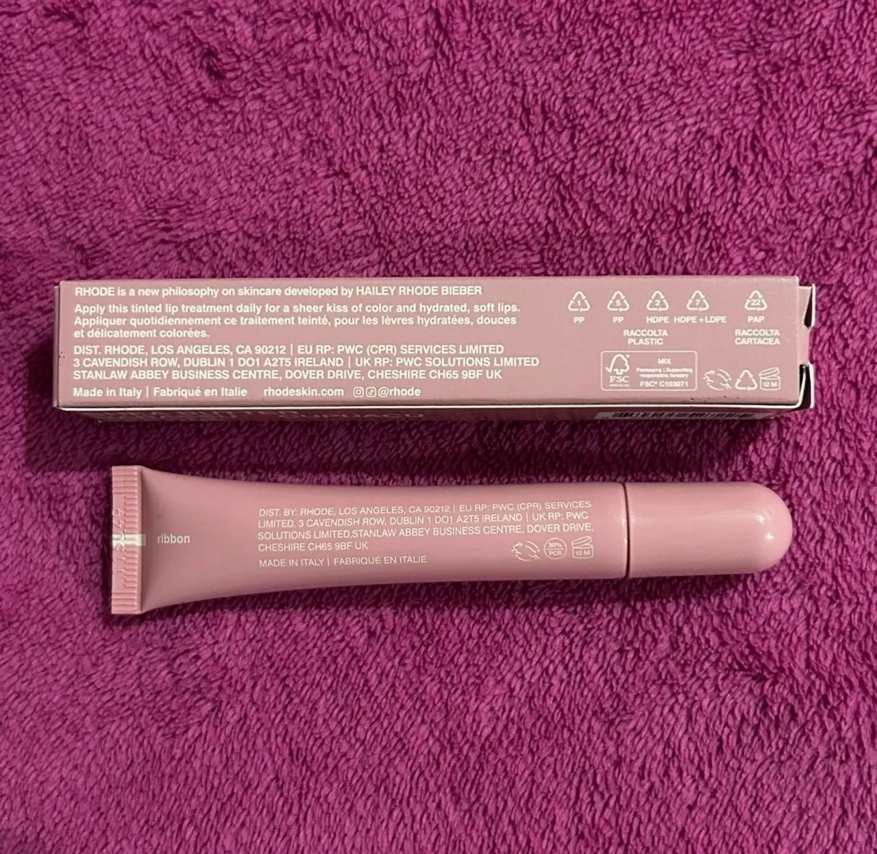 Lip tint rhode cor ribbon novo nunca usado - Foto 2