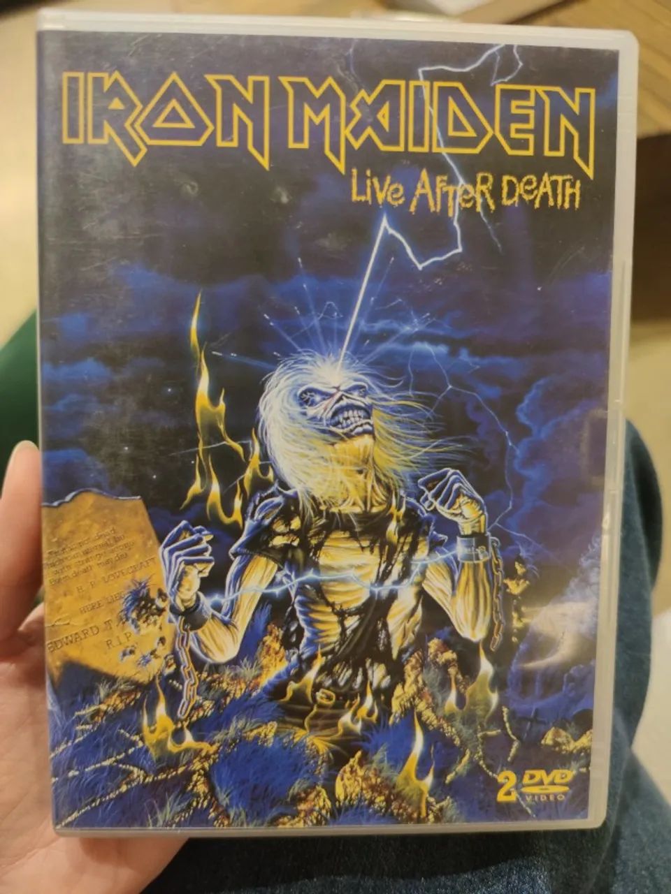 Iron Maiden DVD Live after death DUPLO