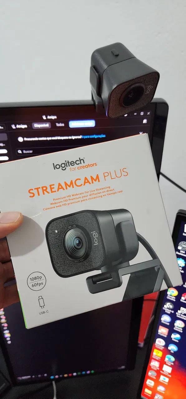 Webcam Logitech Streamcam Plus 1080p 60FPS