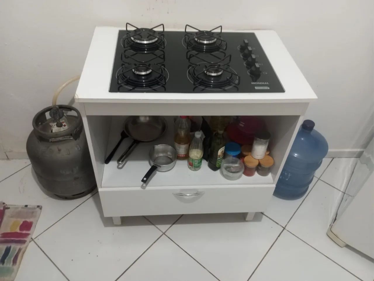Geladeira e Cooktop com bancada  - Foto 2