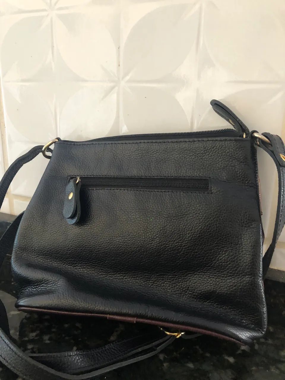 Bolsa Couro Café - Foto 2