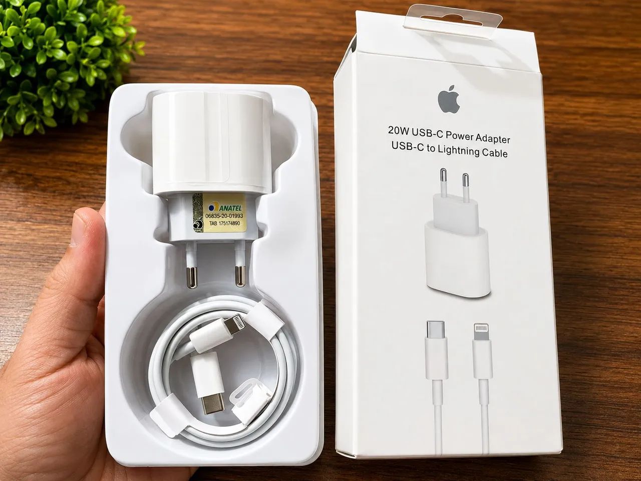 CARREGADOR PARA iPHONE 20W + CABO USB-C PARA LIGHTNING - Foto 3