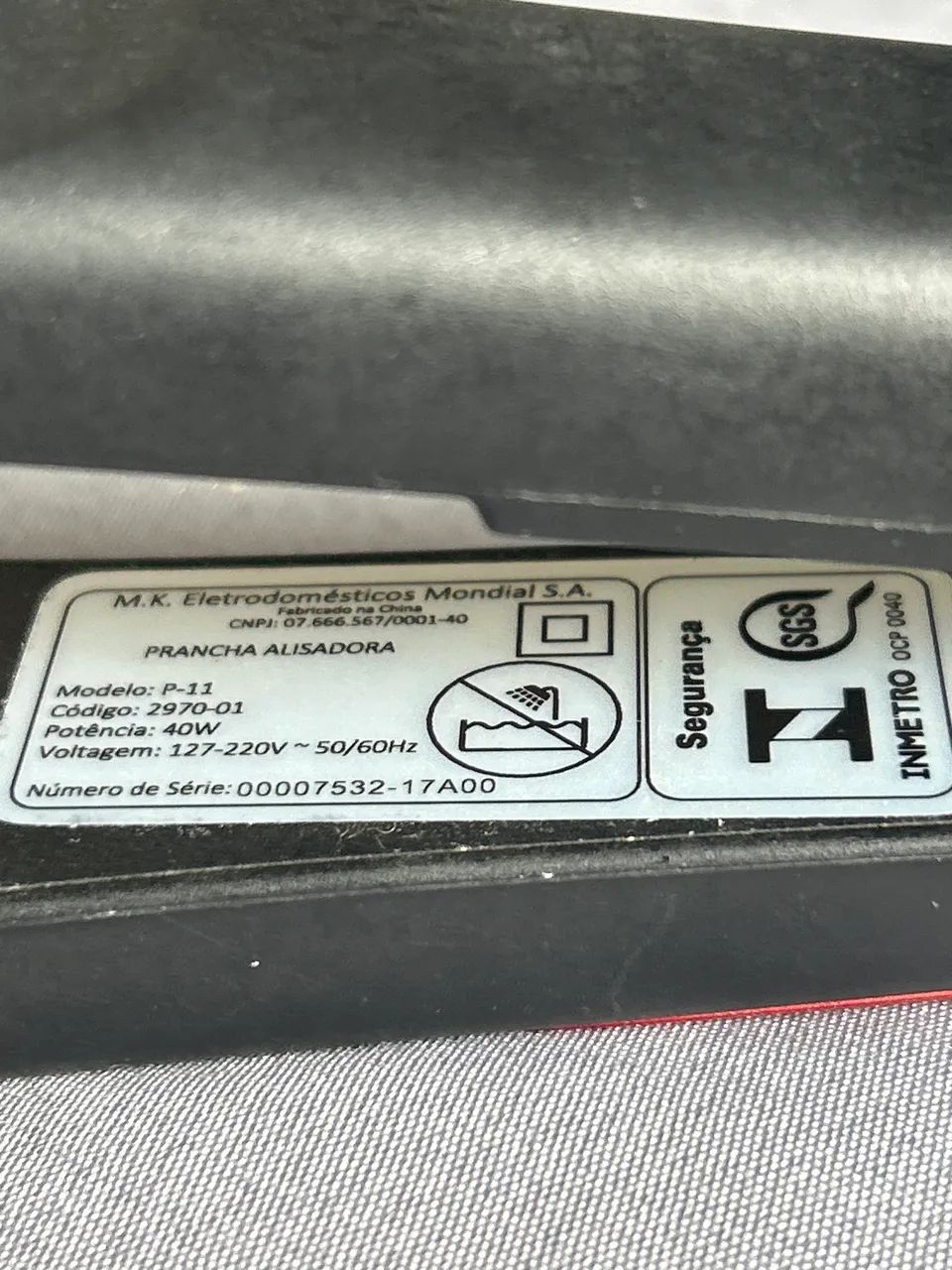 Chapinha mondual tourmaline íon plus - Foto 3