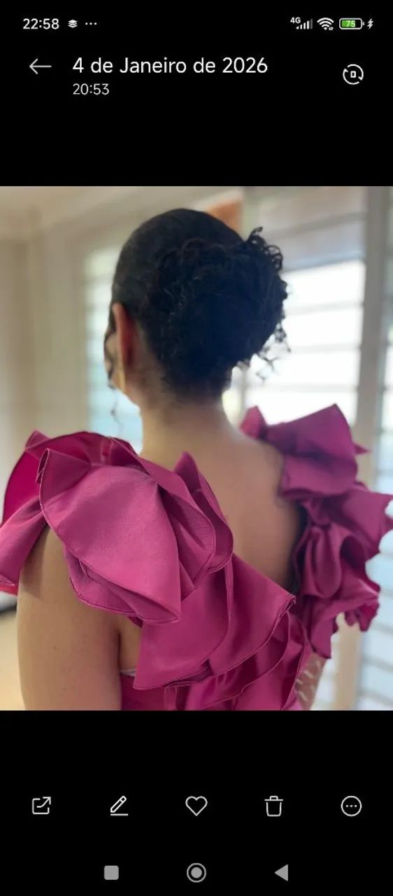 Vestido rosa fúcsia  - Foto 3