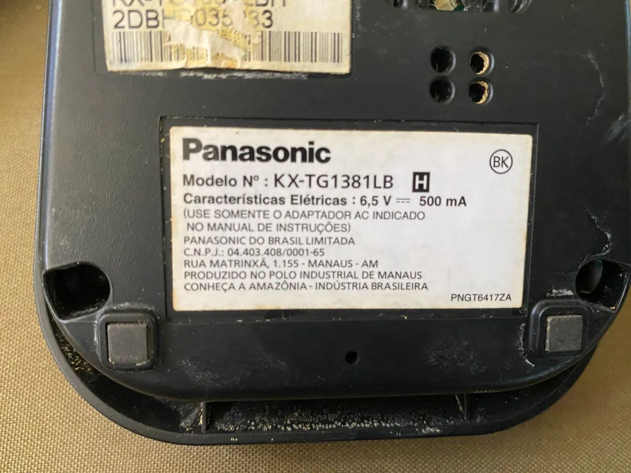 Telefone sem Fio KX-TG1381LB Panasonic 6.0 Digital (Completo) - Foto 5