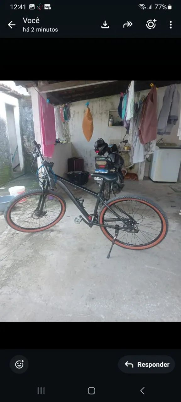 Estou vendendo uma bicicleta  - Foto 3