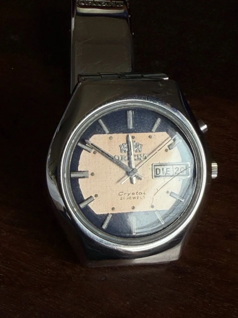 Antigo relogio de pulso Orient automático - Foto 4