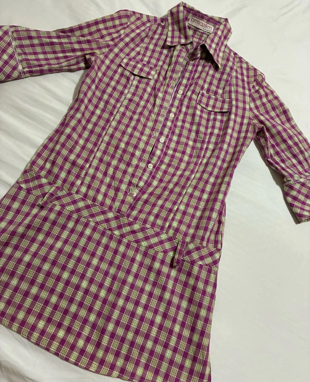 Chemise quadriculada P - Foto 2