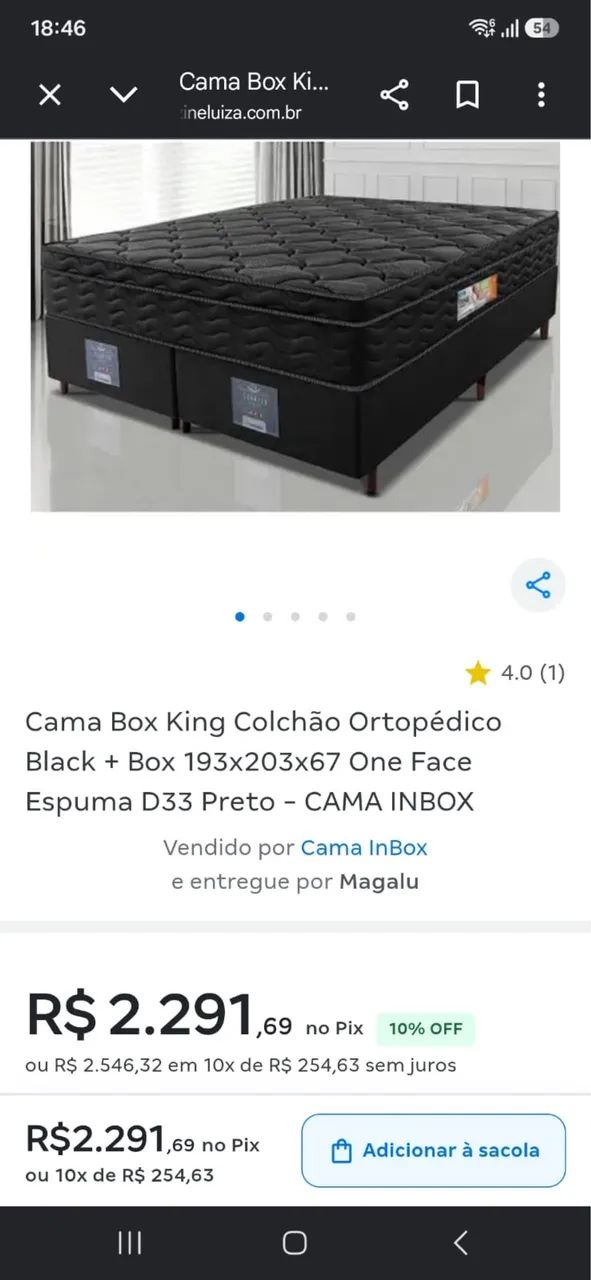 Cama King Usada - Foto 2