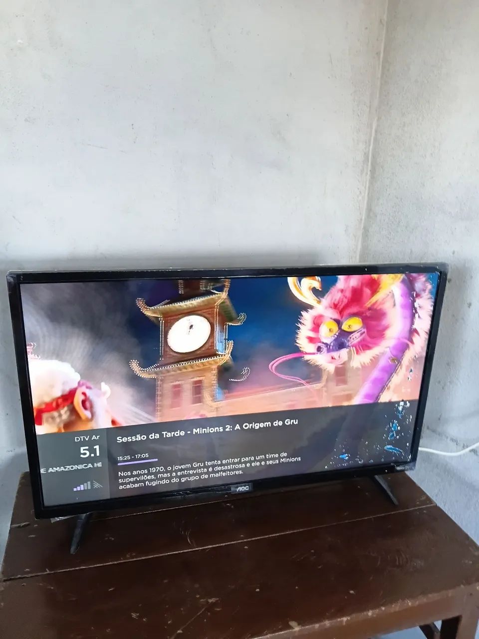 TV LCD smart da marca AOC semi nova  - Foto 2