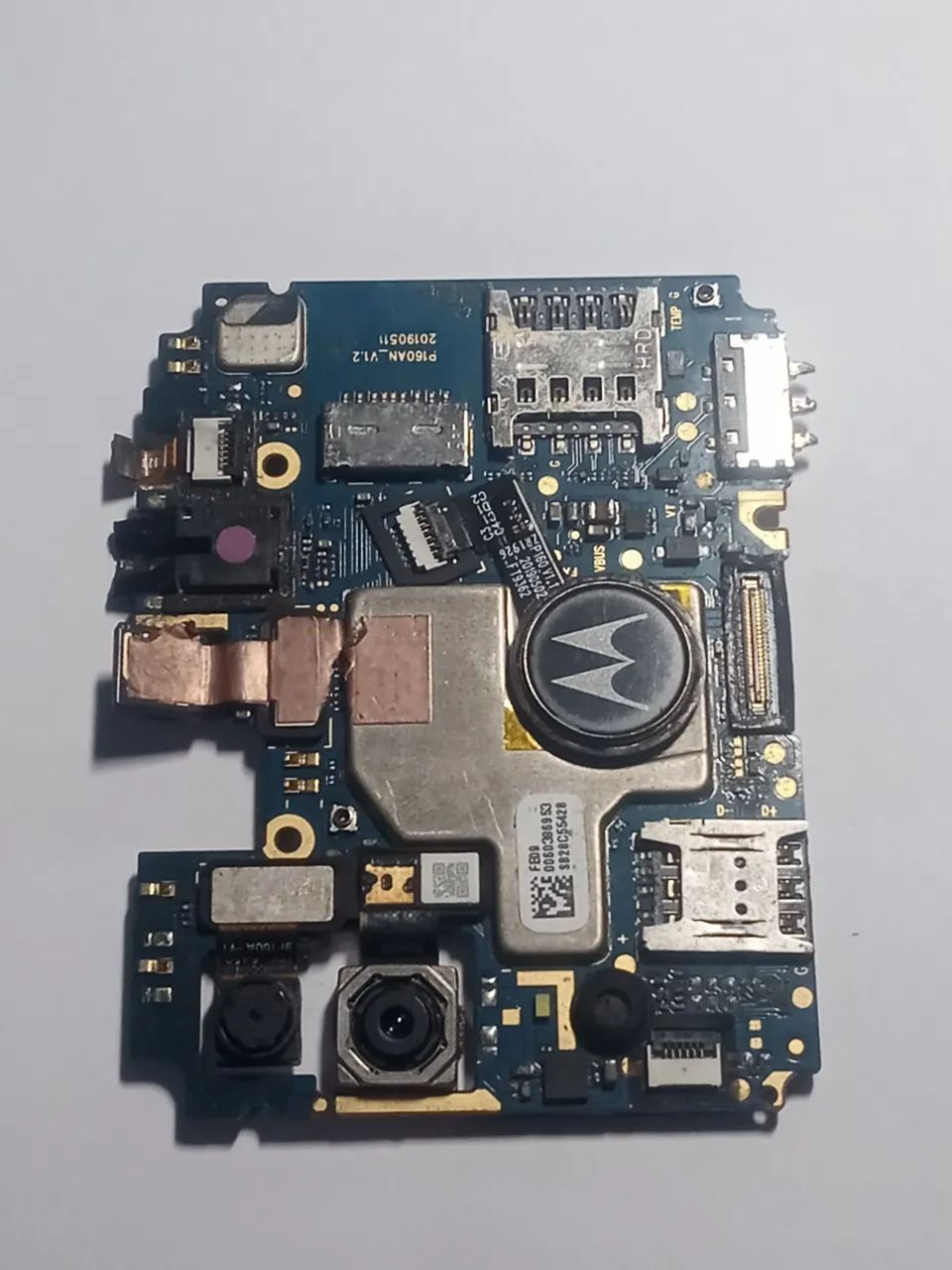Placa mãe celular Motorola moto E6 plus funcionando  - Foto 3