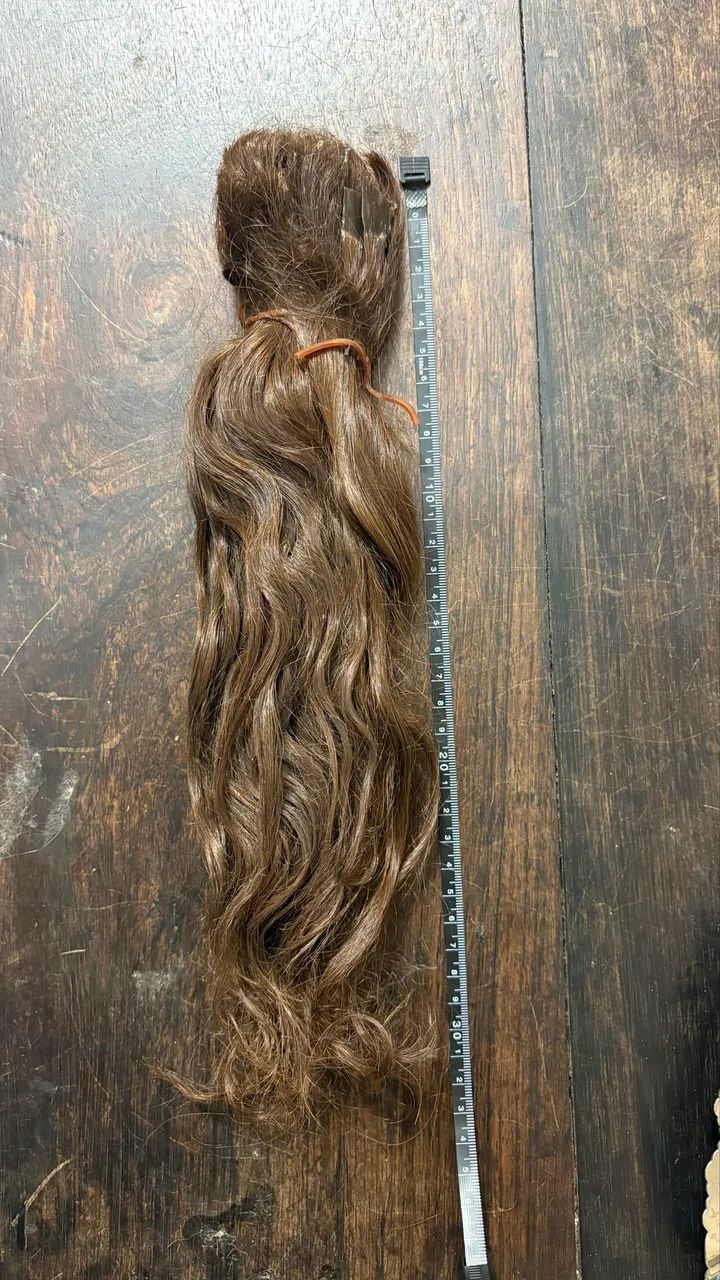 Cabelo Humano Natural Ondulado ? 30 cm - Foto 2