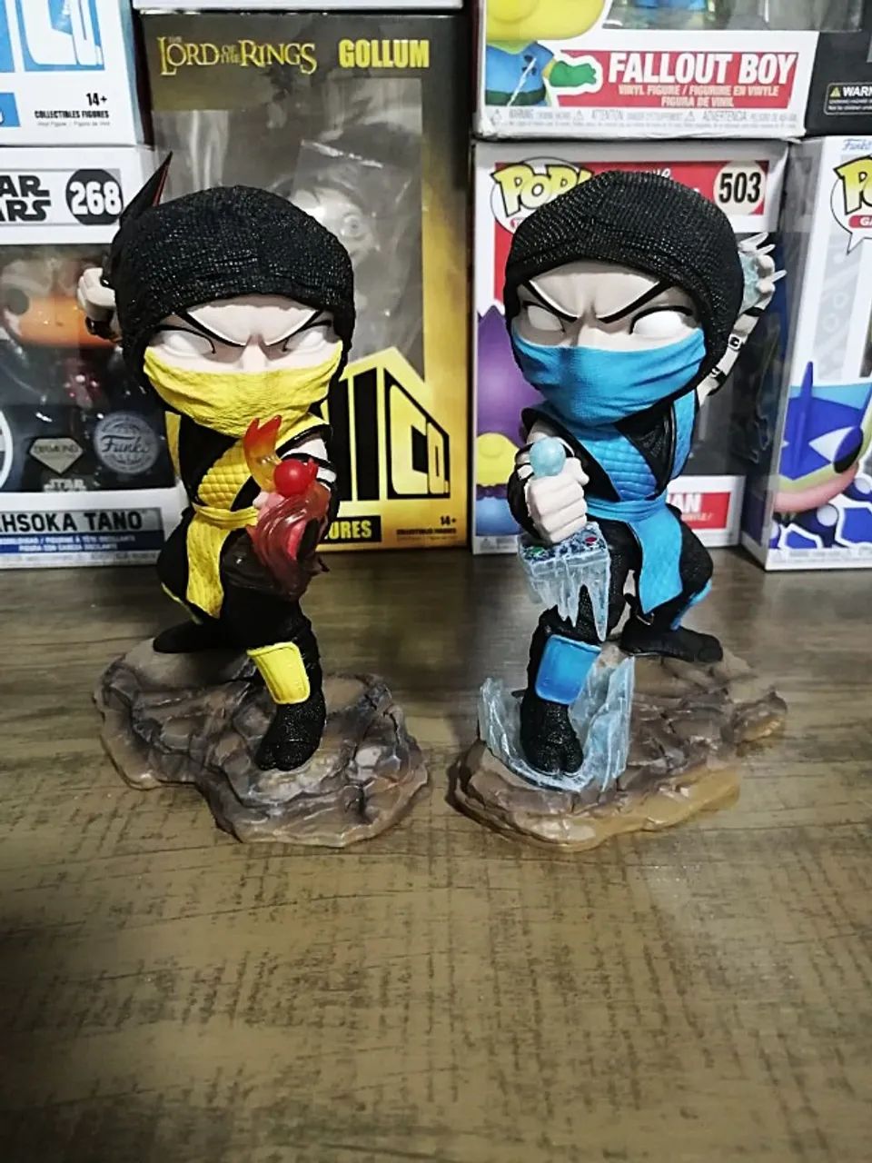 Scorpion & Sub Zero - Mortal Kombat - Minico (Iron Studios) - Foto 4