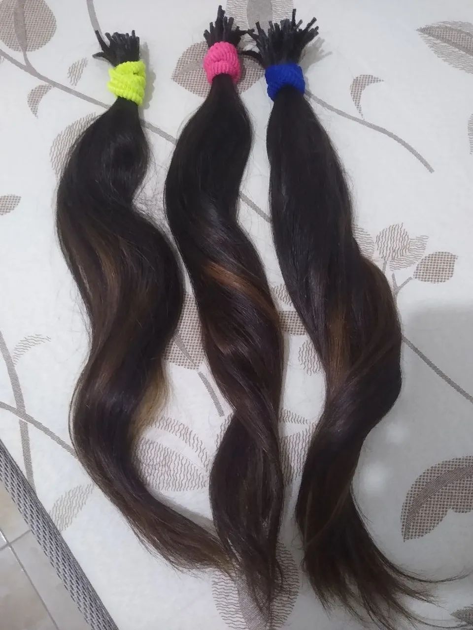 Mega hair cabelo humano 50 cm ondulado  - Foto 3