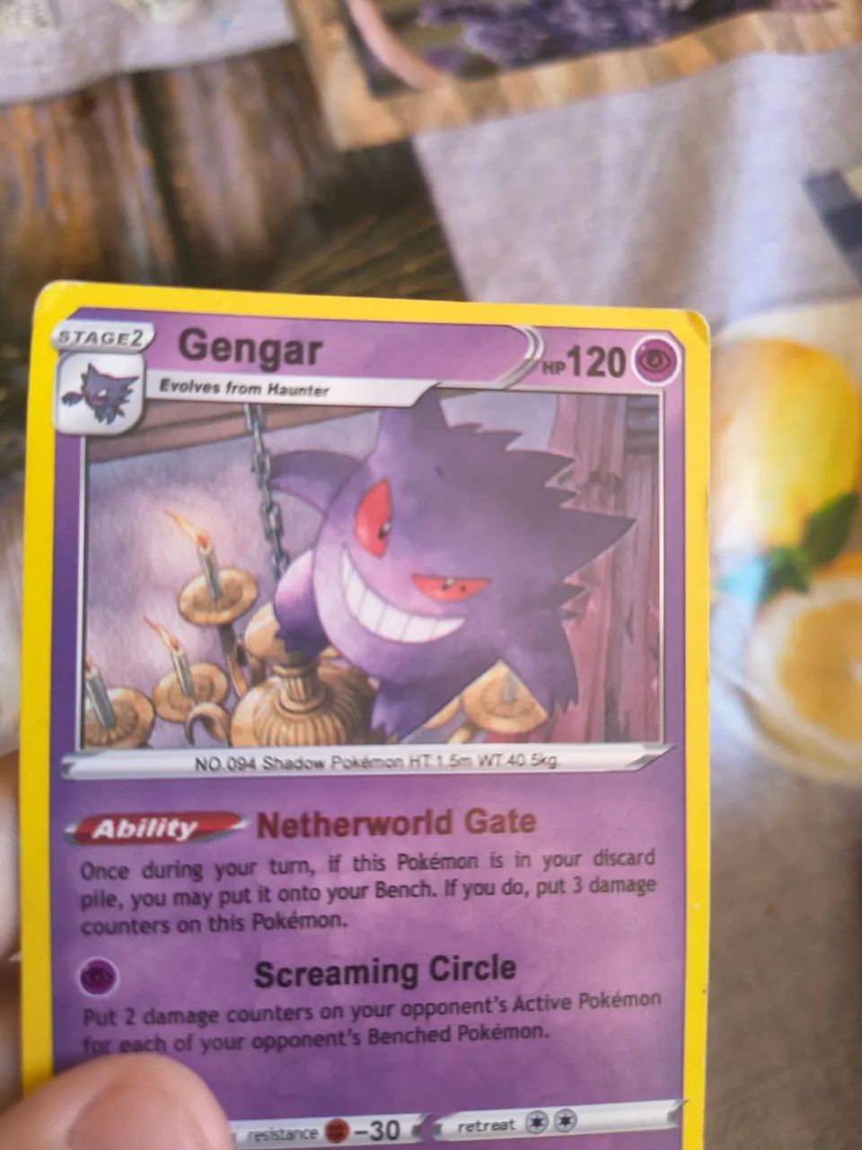 Carta Pokémon gengar original - Foto 5
