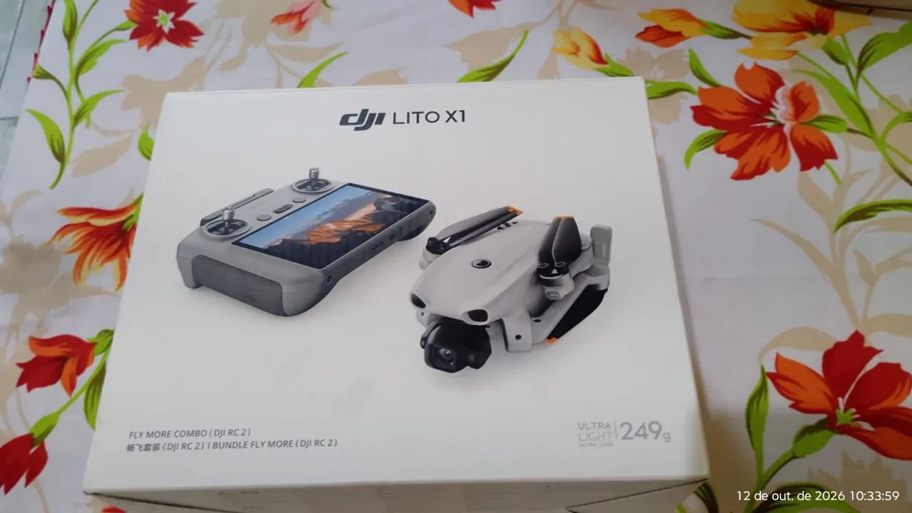 Dji Lito x1 Flay more Combo Normal sem Tela com ANATEL e garantia BR