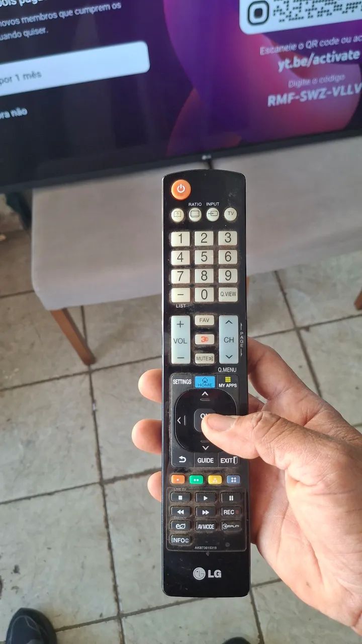 TV SMART LG 55 POLEGADAS FUNCIONANDO TUDO PERFEITAMENTE BEM (SEM OS PÉS) - Foto 5