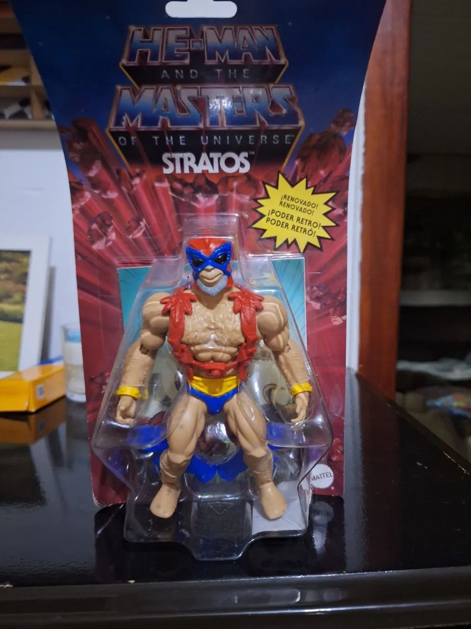 Boneco linha mattel master of universo stratos  - Foto 4
