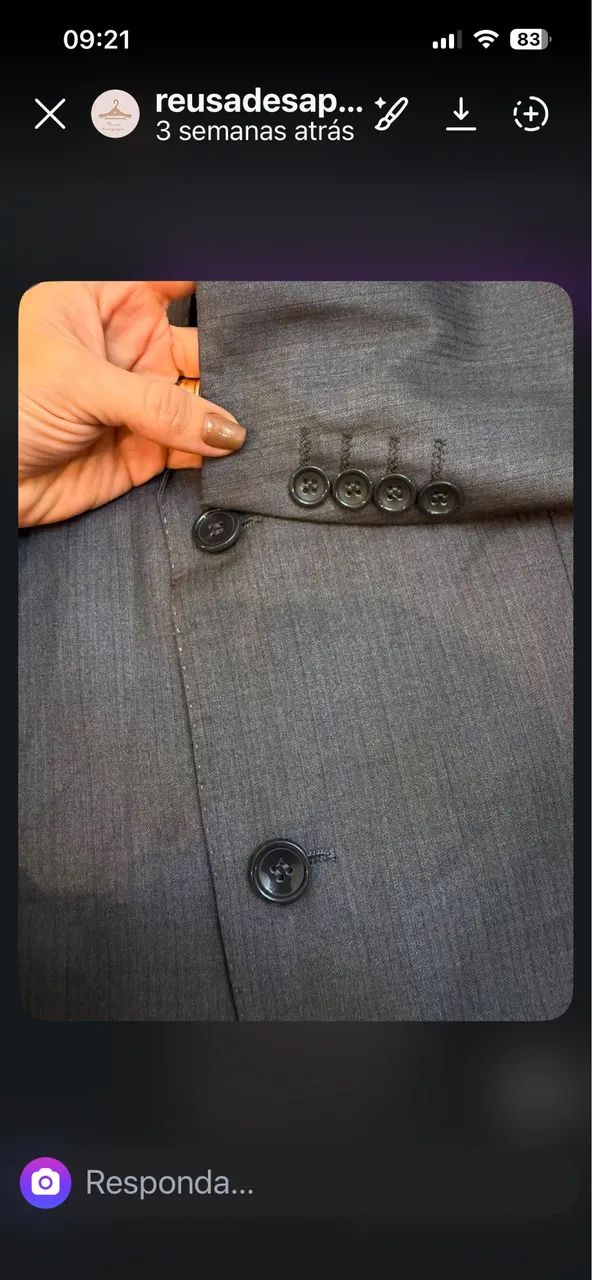 Blazer Giorgio Armani Italiano - Foto 2