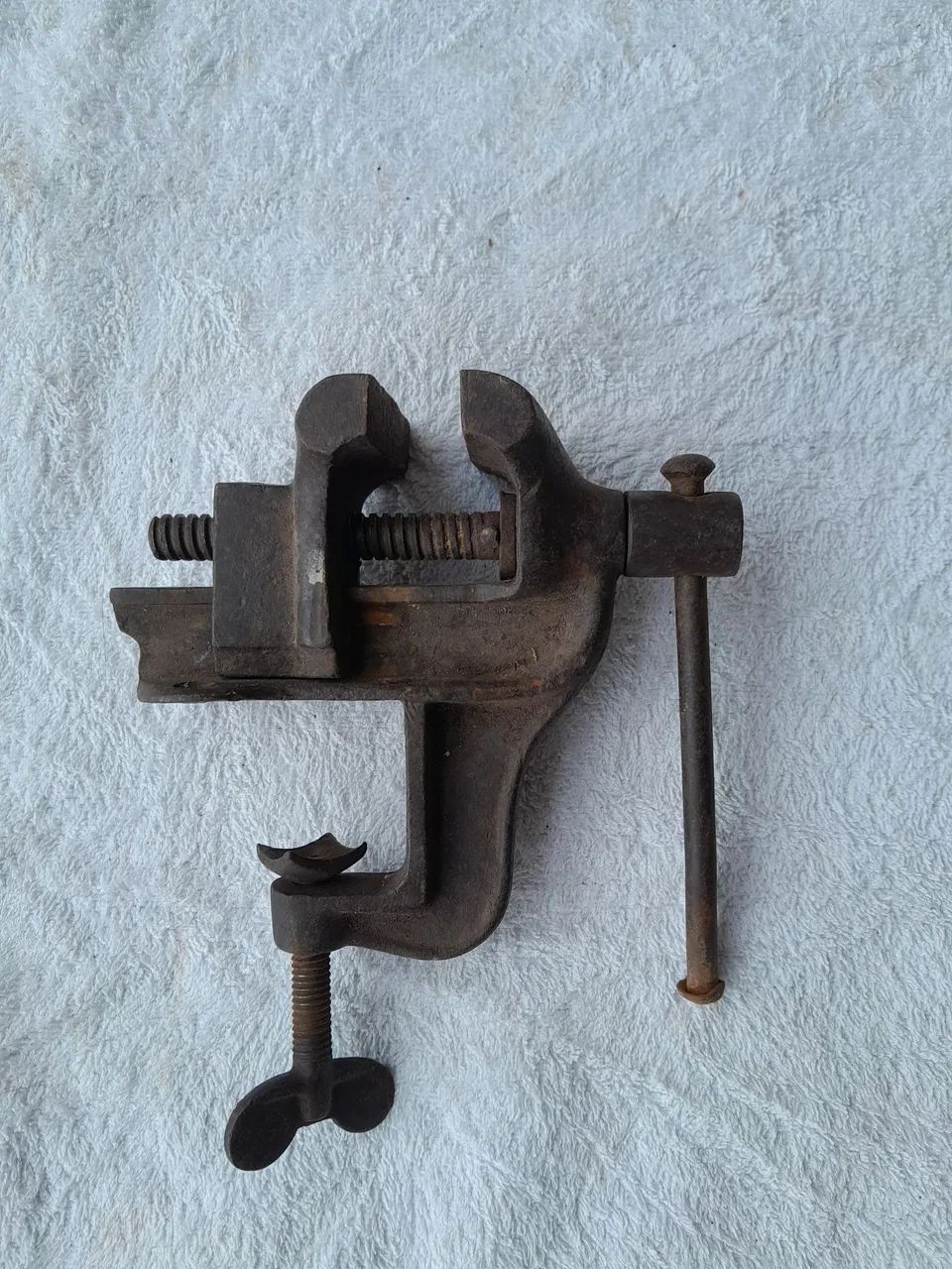 Morsa de bancada antiga  - Foto 4