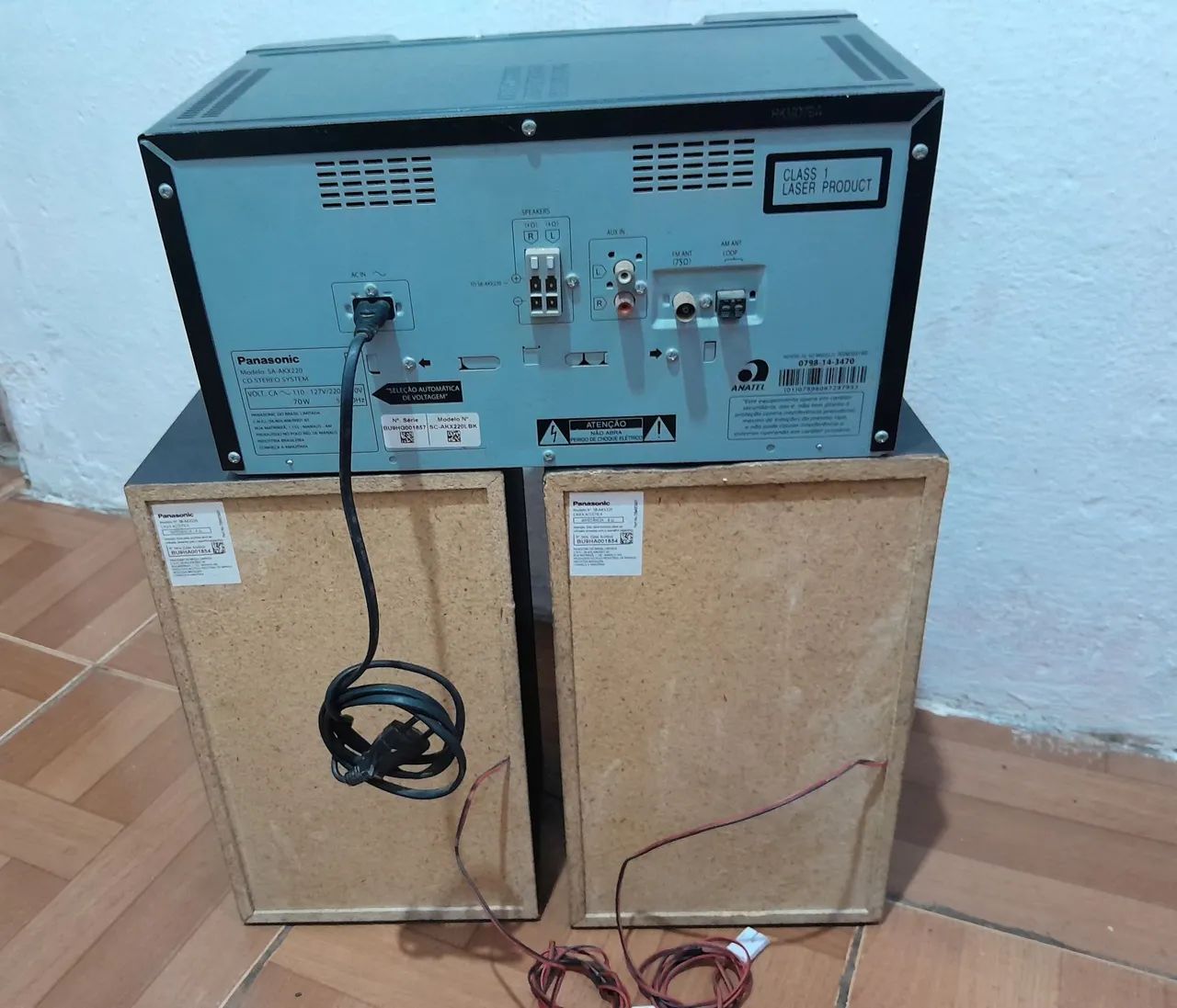 Som Panasonic 450W COM DEFEITO  - Foto 2