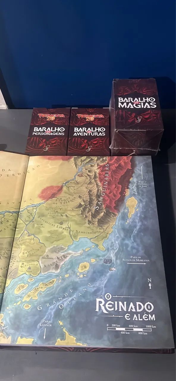 RPG DE MESA - TORMENTA 20 (COM EXPANSÕES COMPRADAS + DADOS E PORTA COPOS) - Foto 3