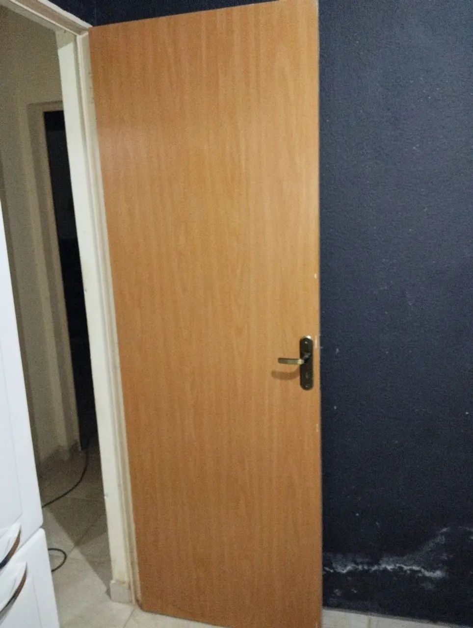 Porta com fechadura 