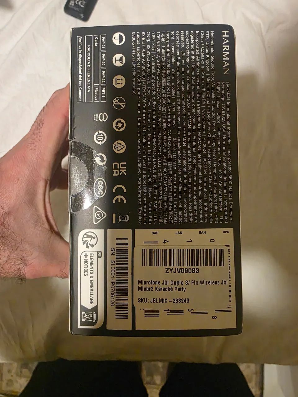 Microfones JBL Partybox Novos - Foto 3