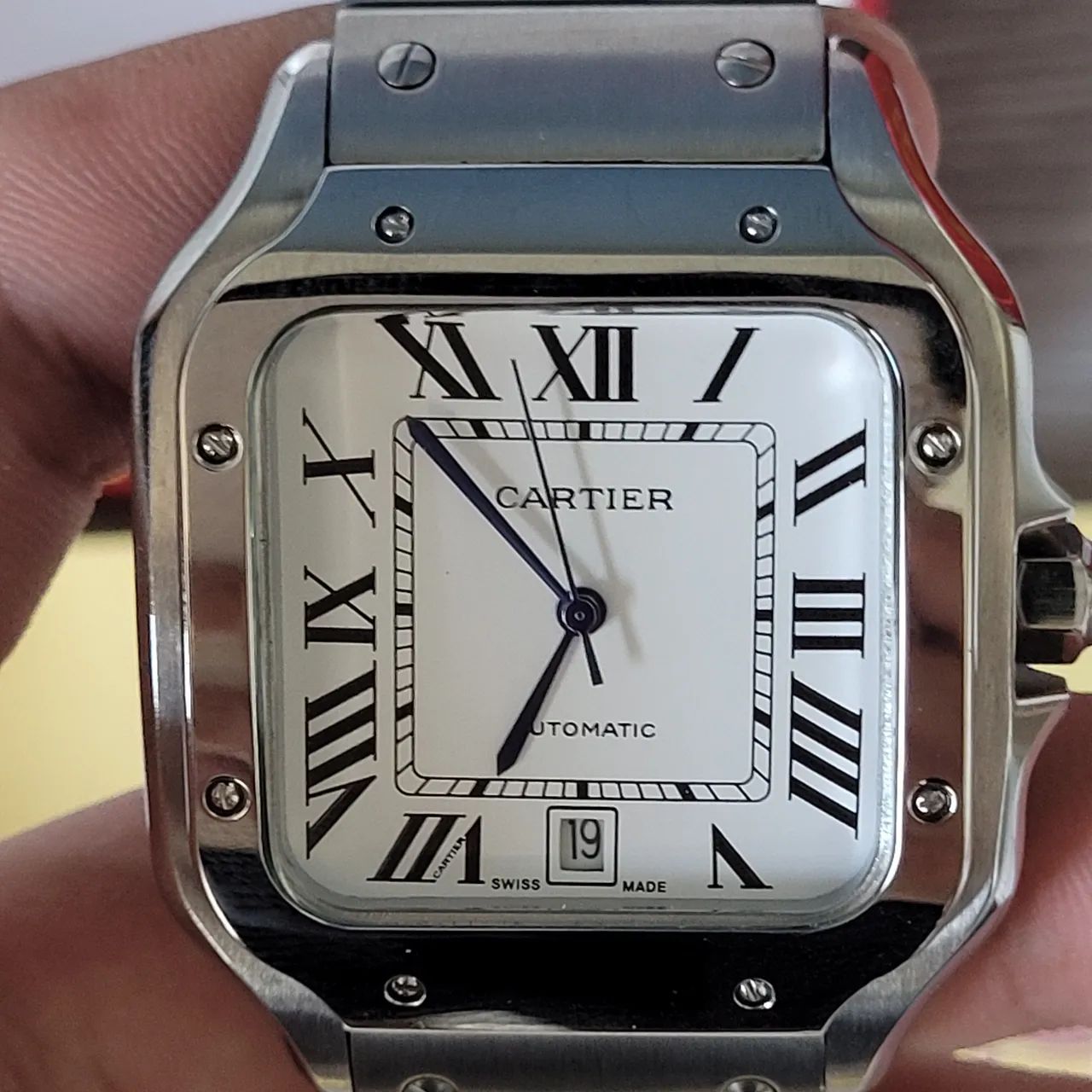 Relógio cartier santos 40mm completo  - Foto 4